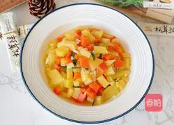 Illustration of how to make diced carrots and potatoes 11