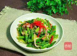 Illustration of how to make stir-fried asparagus 10