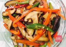 Illustration of Homemade Mushrooms and Green Peppers 4