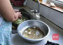 Illustration of how to make eggplant and tomatoes 3