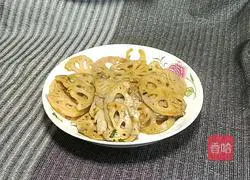 Illustration of how to make ginger lotus root slices 7