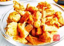 Illustration of how to make golden pumpkin strips 7