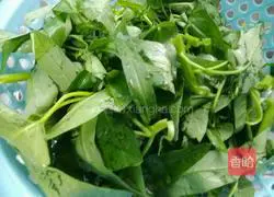 Garlic water spinach recipe 1