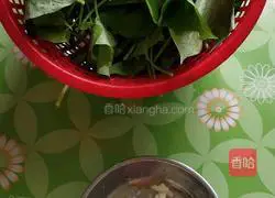 Fried Illustration of how to make sweet potato leaves 2
