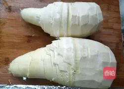 Authentic braised bamboo shoots in oil Illustration of how to do it 1