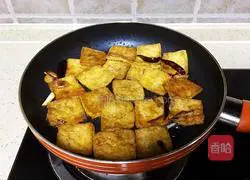 Illustration of how to make pan-fried tofu 9