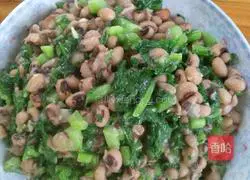 Illustration of how to make rice, beans and vegetables 9