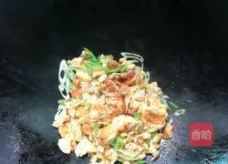 Illustration of how to make bitter melon and scrambled eggs 4