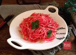 Illustration of how to make sweet and sour radish 9