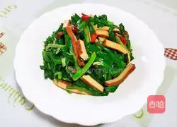 Illustration of how to make stir-fried dried leeks 11