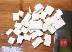 Illustration of how to make chives and tofu 2