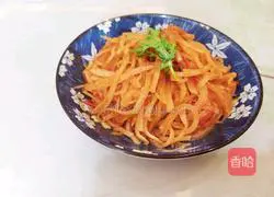 Illustration of how to make fried tomatoes and shredded potatoes 10