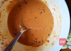 Illustration of how to make sesame spinach 12