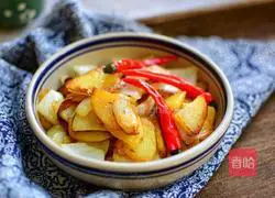 Cumin, onion and potato slices recipe 11