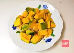 Illustration of how to make soy pumpkin with green onions 3