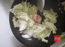 Illustration of how to make mushrooms and cabbage 6