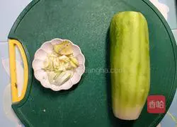 Illustration of how to make fried shredded radish 1