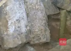 Illustration of how to make fried saury 2