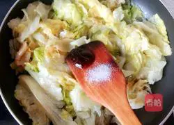 Illustration of how to make vegetarian stir-fried lettuce (low-fat version) 4