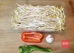 Illustration of how to make small mixed silver sprouts 1