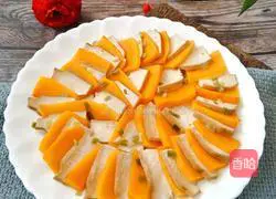 Illustration of how to make fragrant dried steamed pumpkin 7