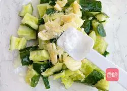 Illustration of how to make sweet and sour cucumber 5