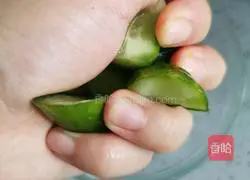 Illustration of how to make sauce-roasted small milk melon (without oil) 8