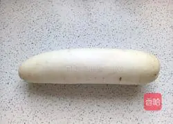 Illustration of how to make spicy radish slices 1