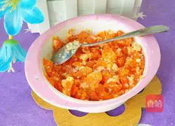 Illustration of how to make nutritious carrot rice cereal 9