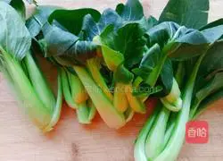 Illustration of how to mix green vegetables 1