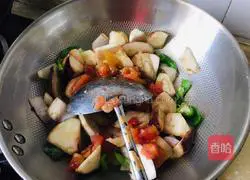 Illustration of home-style fried eggplant 6