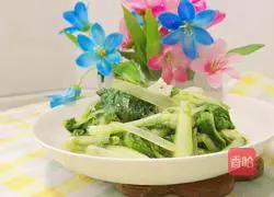 Illustration of how to make stir-fried hibiscus vegetables 14