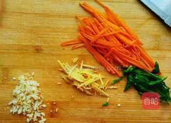 Illustration of how to make fried bean sprouts 2