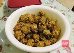 Illustration of how to make red radish vermicelli balls 6