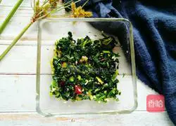 Illustration of how to make cold celery leaves 13