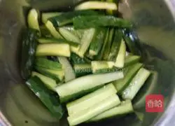 Spicy and sour cucumber Illustration of how to do it 1