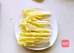 Illustration of how to make garlic vermicelli and steamed baby cabbage 5