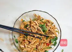 Illustration of hand-shredded chicken breast 3