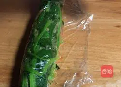 Illustration of how to make cold spinach (good luck) 8