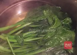 Illustration of how to make garlic cabbage 2