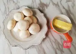 Illustration of the original pan-fried mushrooms 1