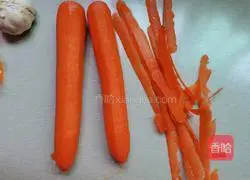Illustration of how to make dried carrots and eggs 2