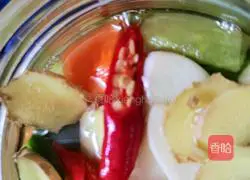 Illustration of how to make spicy and sour kimchi 6