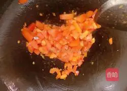 Illustration of how to make tomato rice cake and Japanese tofu stewed 7