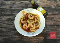 Lemon Illustration of how to make shrimp 11