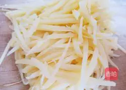 Mixed with three shredded shredded silk noodles Illustration of how to do it 1