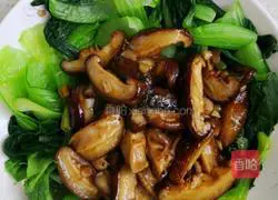 Illustration of how to make mushrooms and rapeseed 9