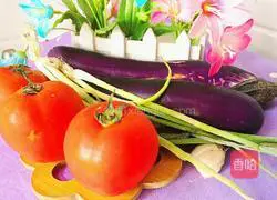 Illustration of how to cook eggplant with tomatoes 1