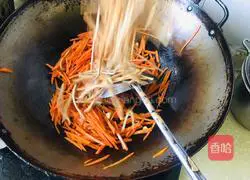 Illustration of how to make fried tofu with shredded carrots 7