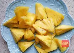 Illustration of how to make pineapple sweet tofu 4